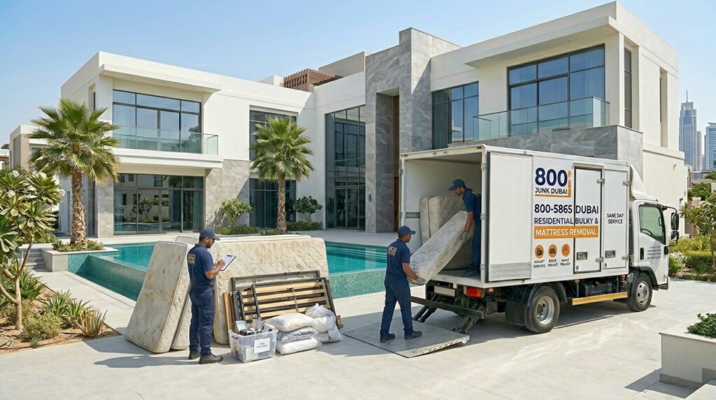 waste material removal dubai